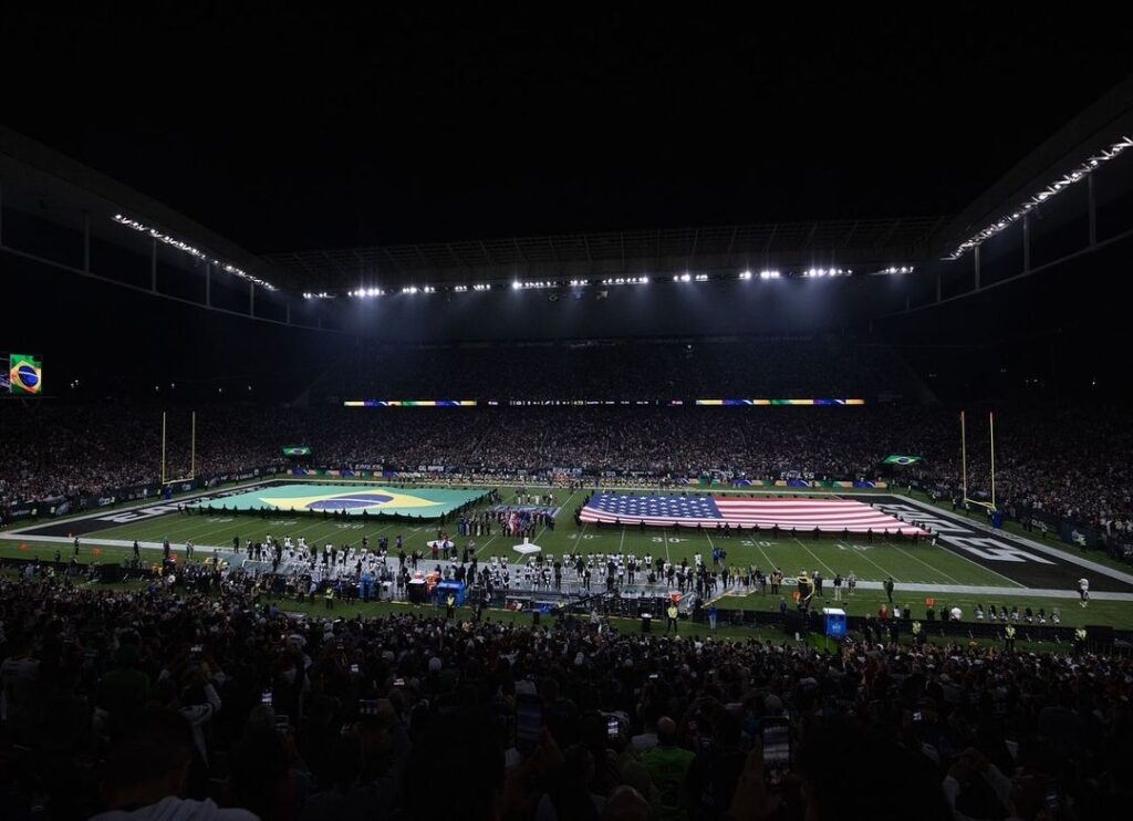 Corinthians celebra o primeiro jogo da NFL no Brasil com vídeo exclusivo