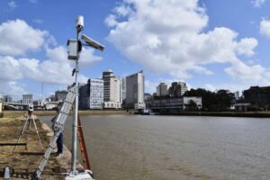 Rio Grande do Sul instala nova estação de monitoramento no Cais Mauá, em Porto Alegre