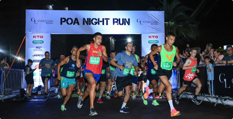 Porto Alegre receberá a Night Run neste sábado (14), maior circuito de corridas noturnas do mundo