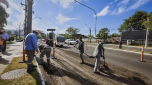 Avenida Nilo Peçanha tem alteração de trânsito para obras de esgoto pluvial