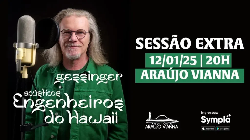 Agenda musical da semana: É O Tchan, Nei Lisboa, Humberto Gessinger e mais